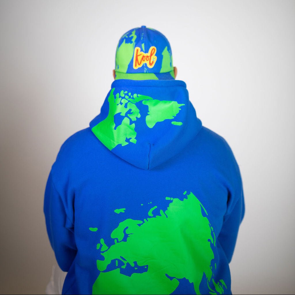 back shot of the kool world hoodie