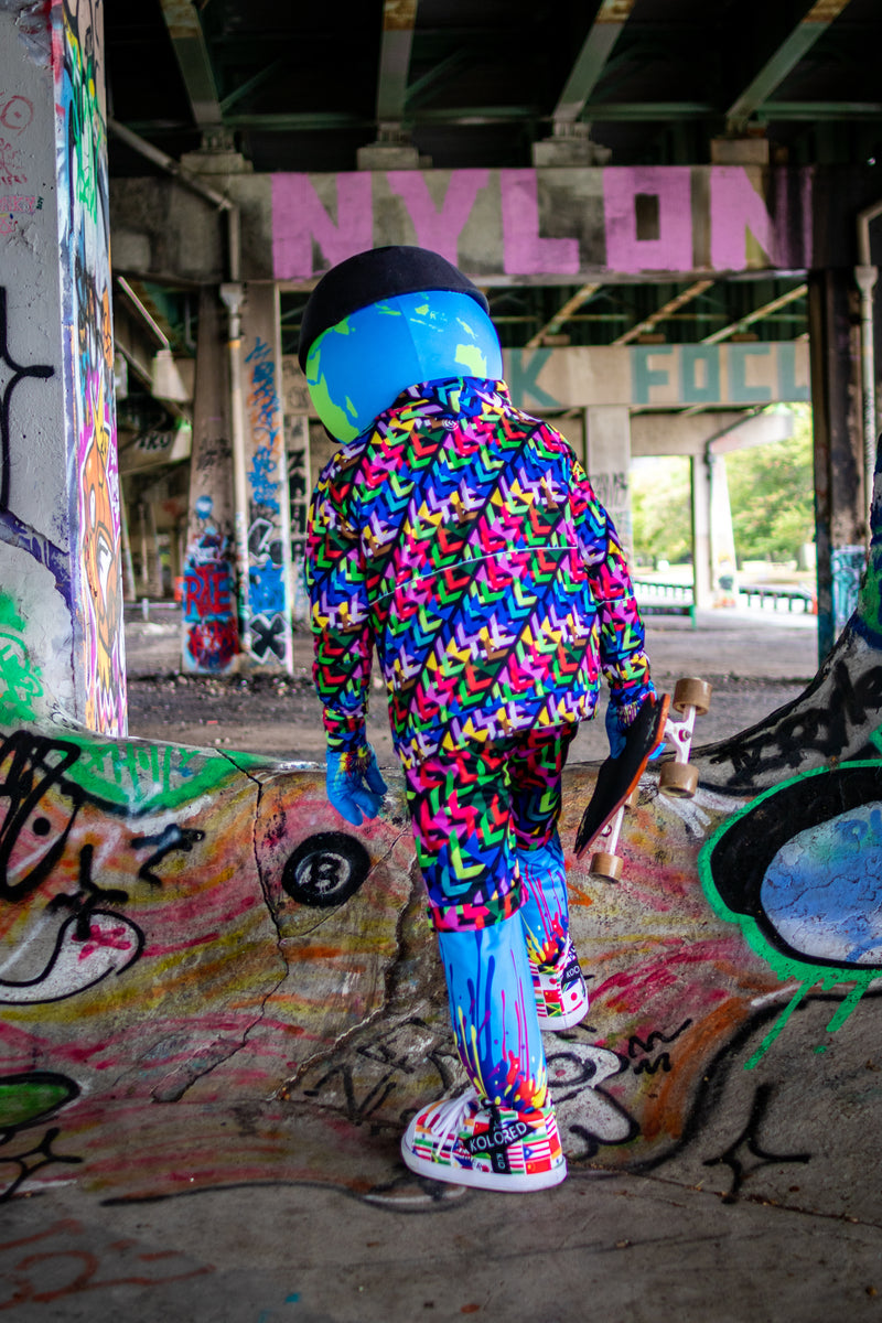 kooli walks to skate park