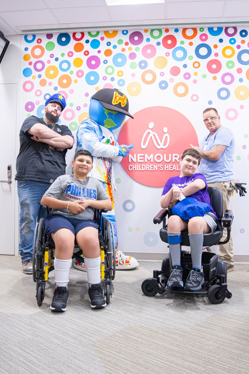 kooli in studio at nemours hospital