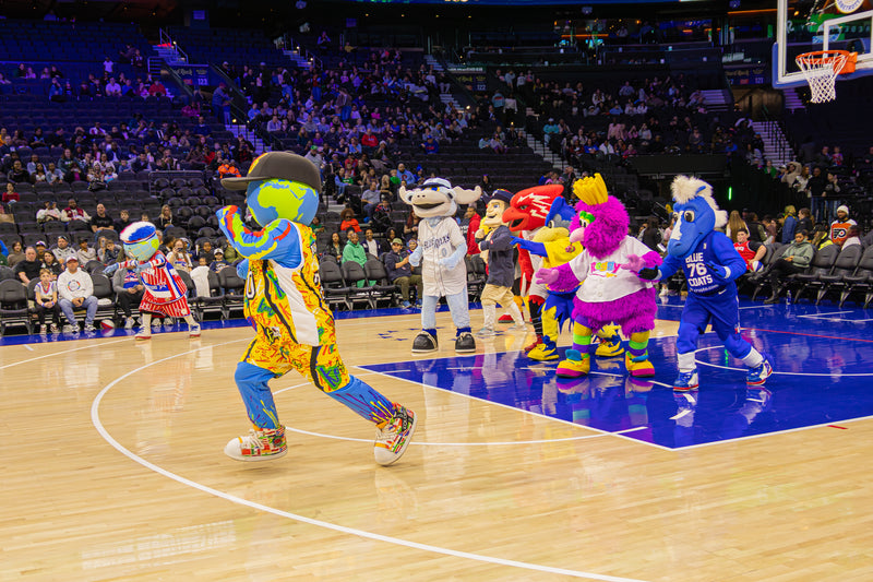 kooli is excited to play red light green light at harlem globetrotters 100 year tour halftime event