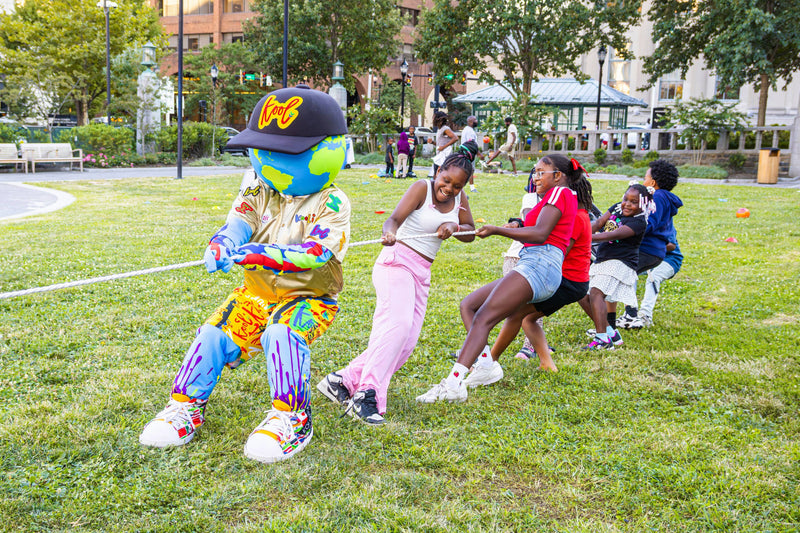 kooli joins in on the fun with tug of war
