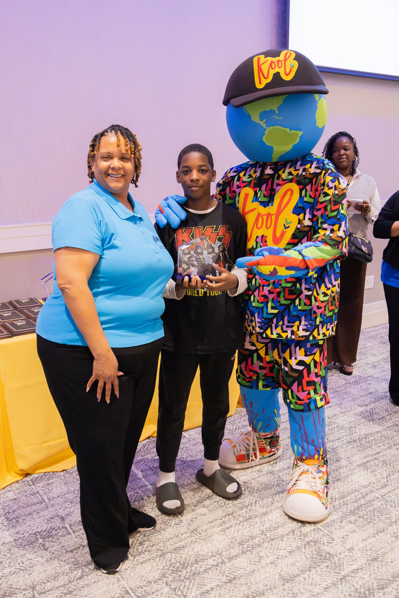 kooli with awarded student and director of parks and recreation dr. melody phillips
